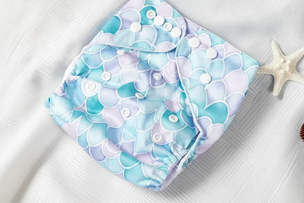 Гаќички за широк повој со арпсорбирачка крпа различни дезени