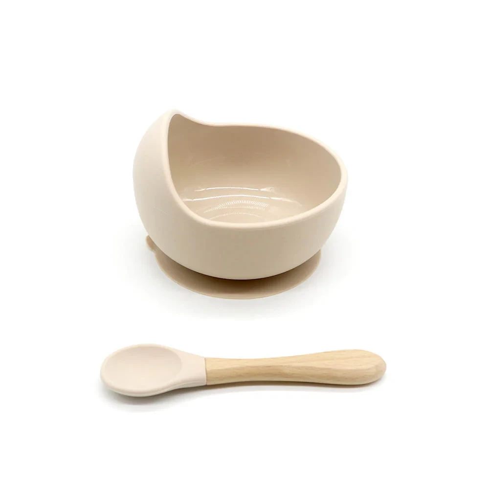 Силиконски Сет - Чинија + Лажичка