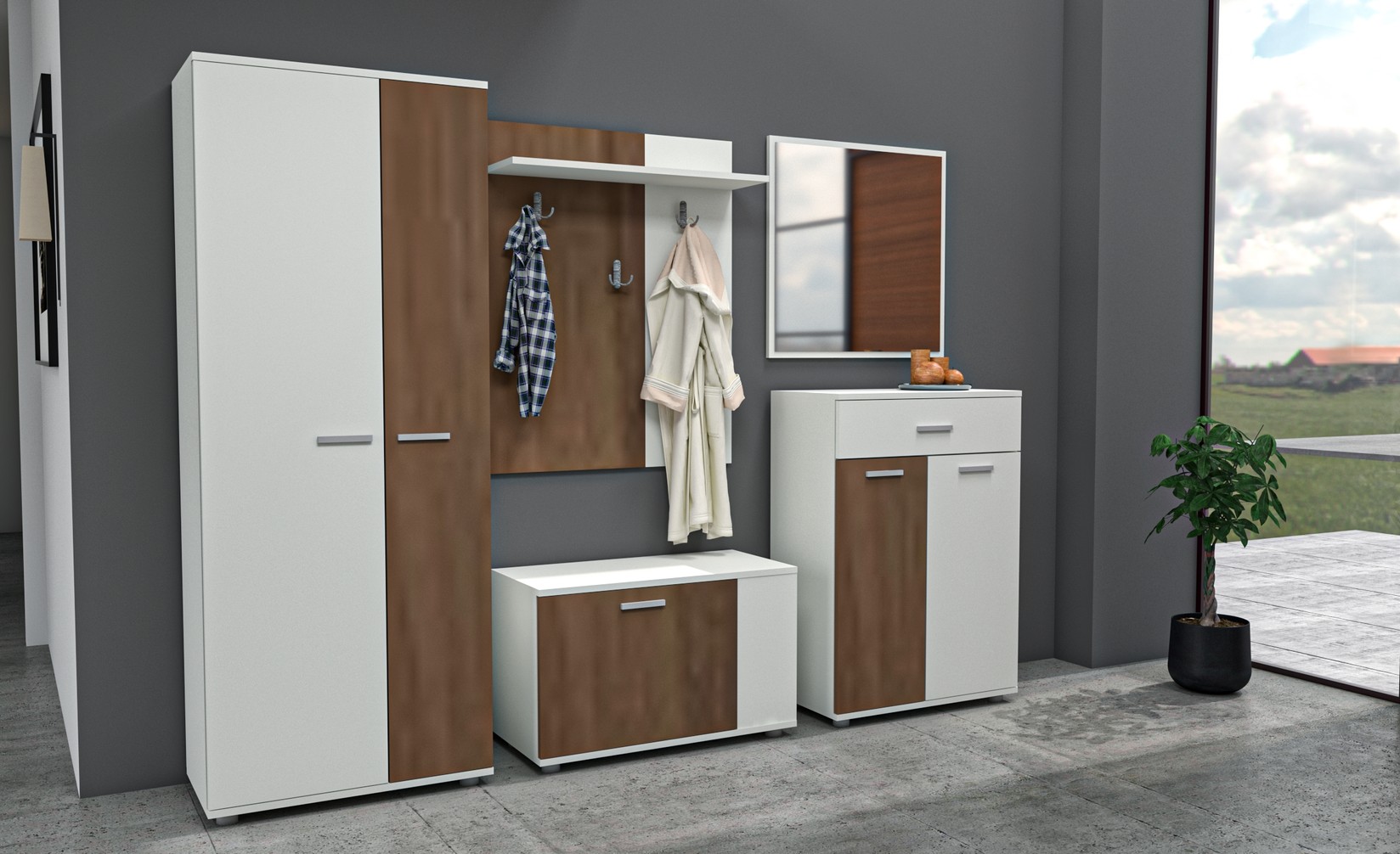 Мебел Ви Закачалка луцерн лешник