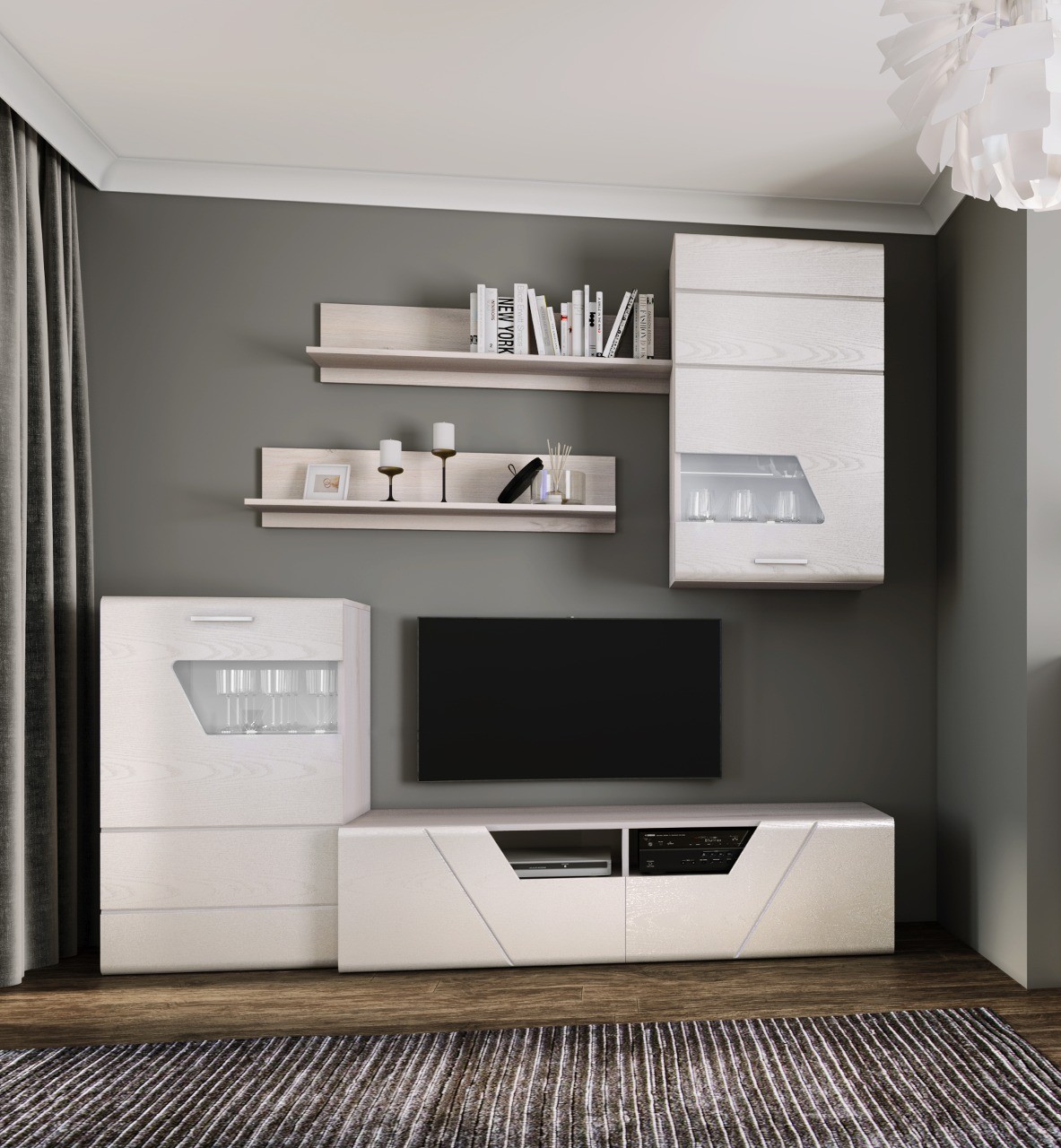 Мебел Ви Комода кандо златен јасен