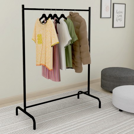 Метална закачалка Доминик - црна