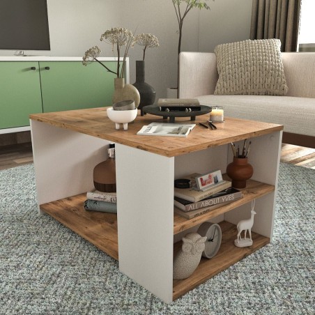 Клуб маса Nova бела/атлантик