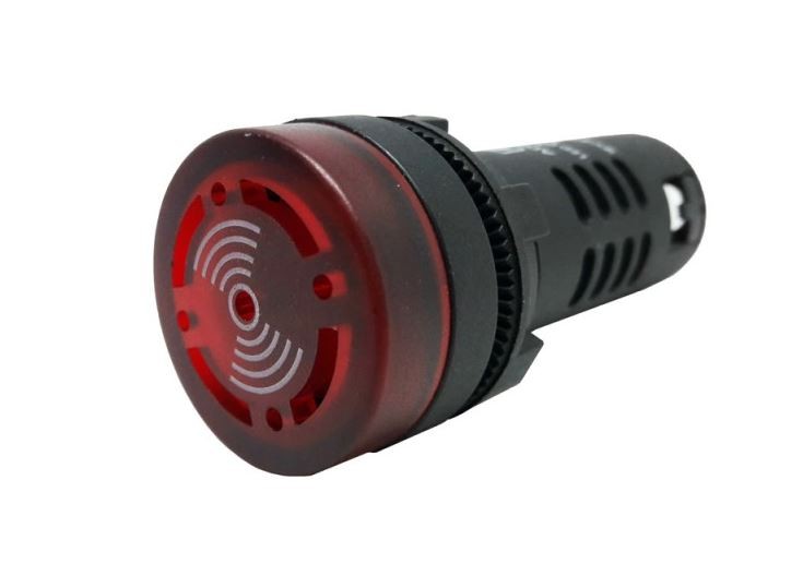 Alfa Electric Бузер 220V AC, црвена боја Ø22mm AD22-22CM