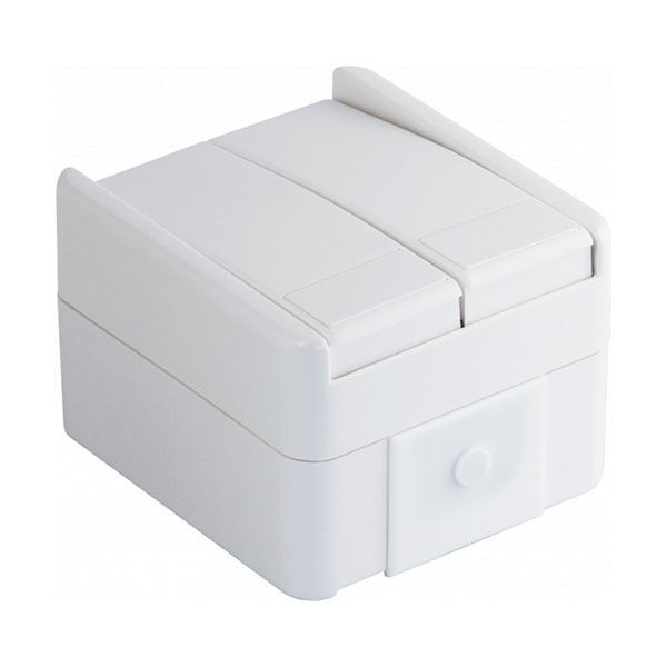 Tem Cates ОГ дупли тастер сив 10A IP44 TEM SF51GY