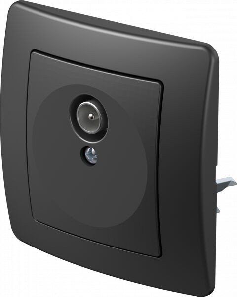 Tem Cates ТВ приклучница црна економик TEM KE10NB