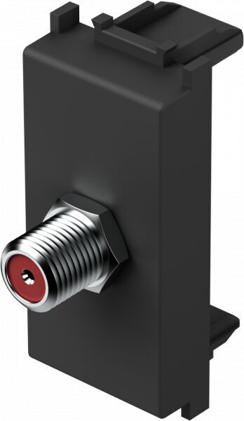 Tem Cates Приклучница SAT-F црна модул TEM BKM15SB