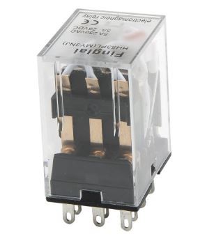 Alfa Electric Индустриско реле 3x5A 220V AC, 11 пина, правоаголно MY3NJ 55.03