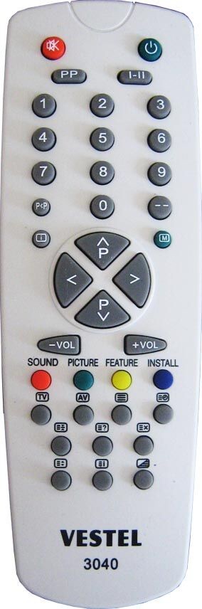 Alfa Electric Далечинско за ТВ VESTEL KK2500 LCD RC-145