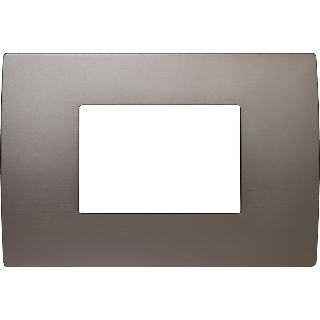 Tem Cates Рамка 3М PURE метал никел OP30MN-U ТЕМ