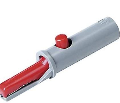 Alfa Electric Изолирана крокодил-штипка 6A, црвена за на буксна AK10 црвена