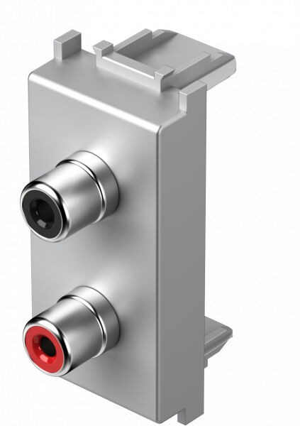 Tem Cates Приклучок аудио сребро модул BKM22ES