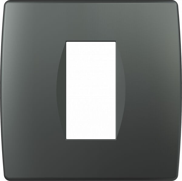 Tem Cates Рамка 1М антрацит SOFT OS10AT