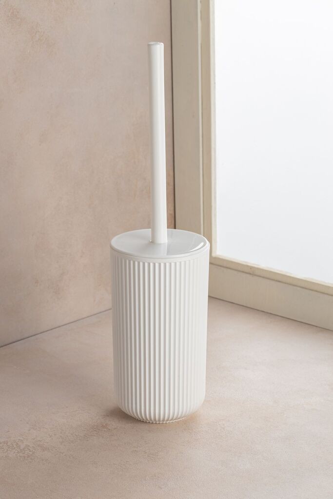 Тоалетна четка L'essentiel Maison GFTVFRC-2, 9x9x34,5 cm, бела