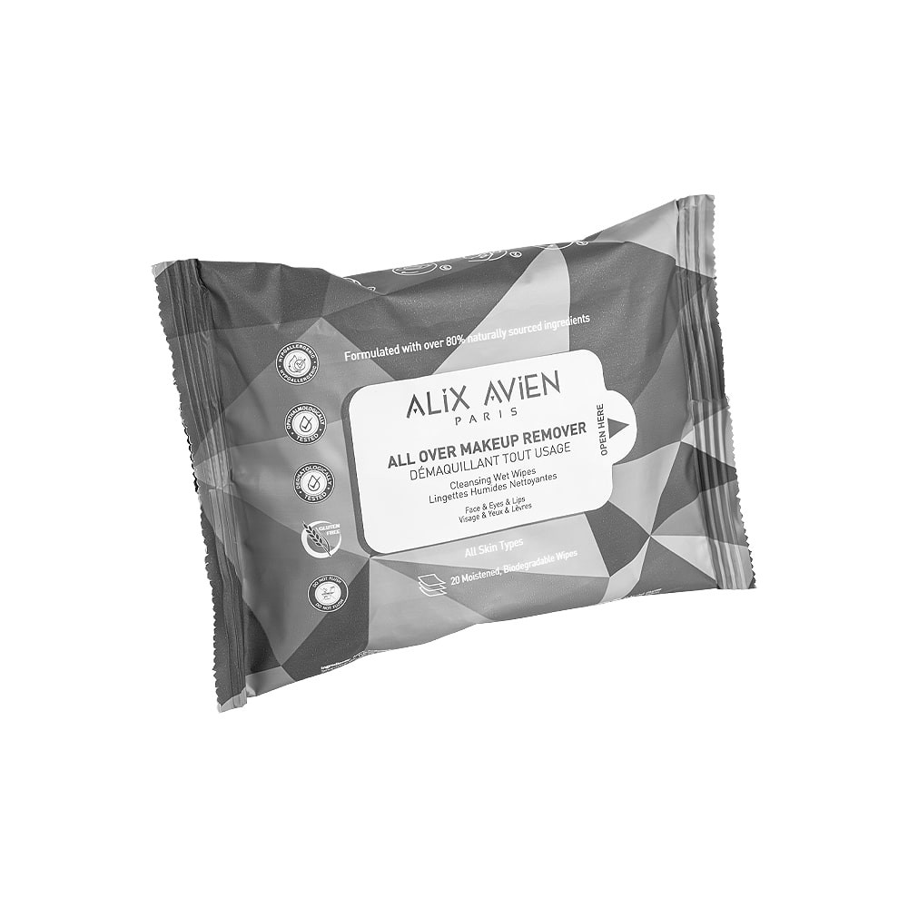 Alix Avien Paris Марамчиња за отстранување на шминка - All Over Make-Up Remover