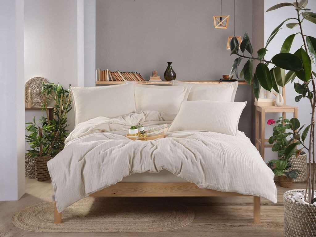 Комплет за постелнина L'essentiel Maison, Muslin, Cream
