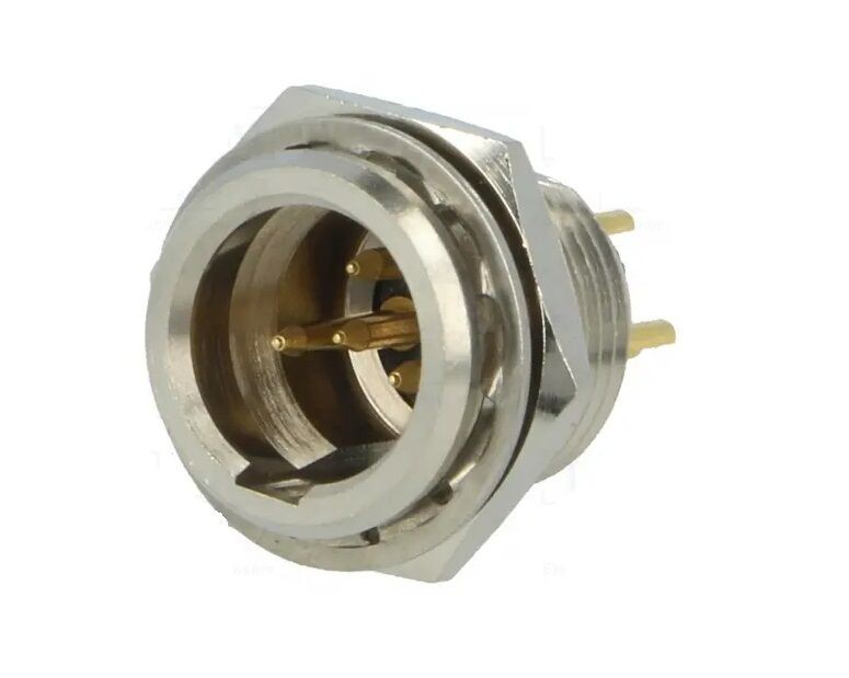 Alfa Electric 4-пински машки конектор за на шасија 5A AG4MCC