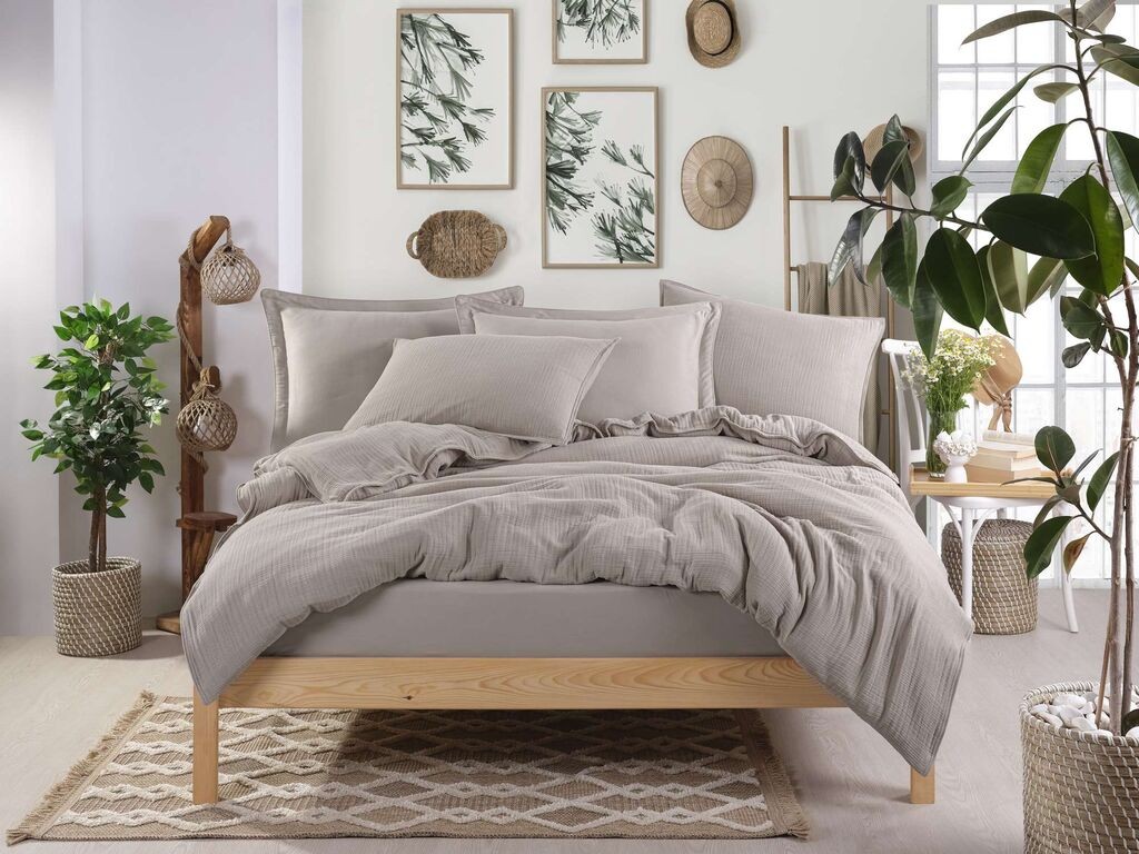 L'essentiel Maison ленен комплет Муслин, беж