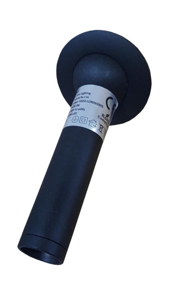 OnLight Црна вградна LED лампа 5W 3000K OL19428/BK