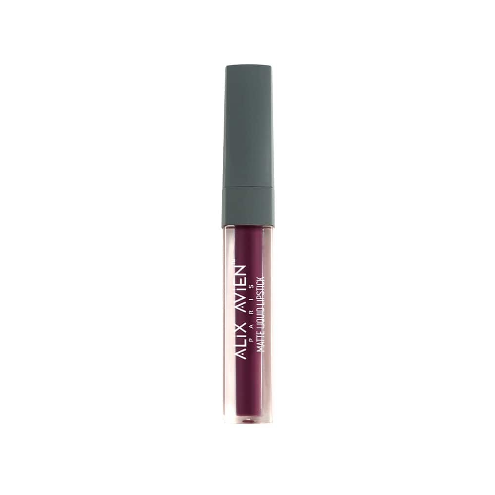 Alix Avien Paris Мат сјаен кармин - Matte Liquid Lipstick – 518 – Burgundy Plum