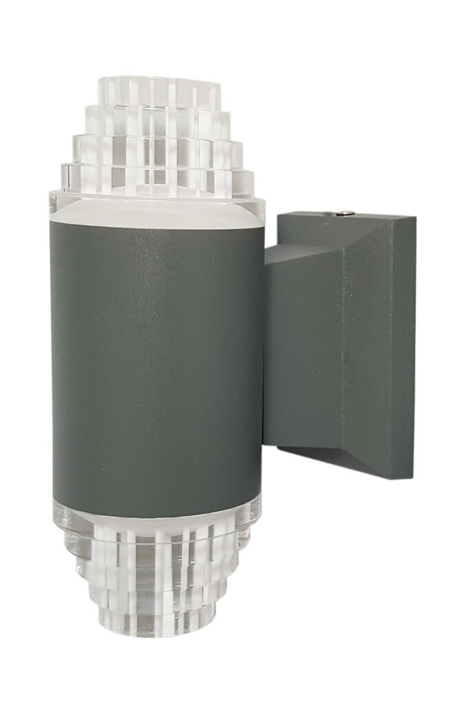 OnLight Сива LED ламба за двор 6W OL7091/65x2SV