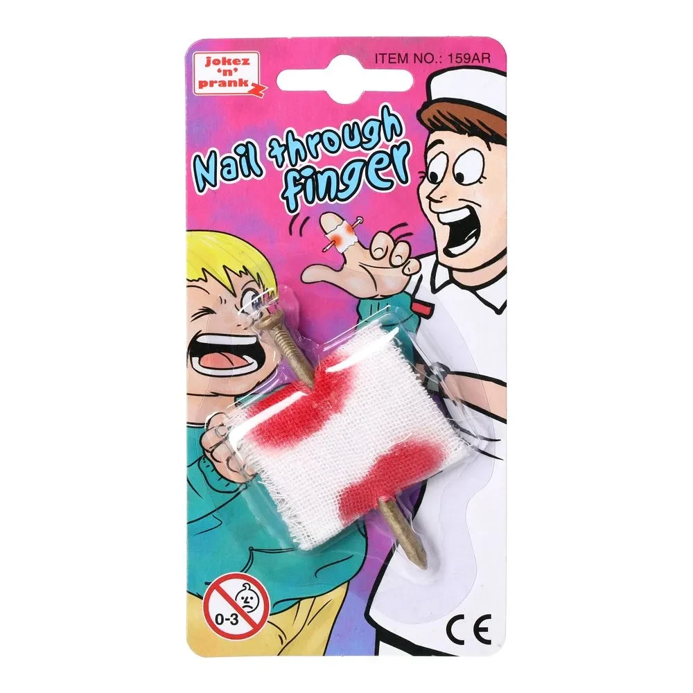 STATOVAC Лажна Играчка, Nail Through Finger, Bambini, 894401