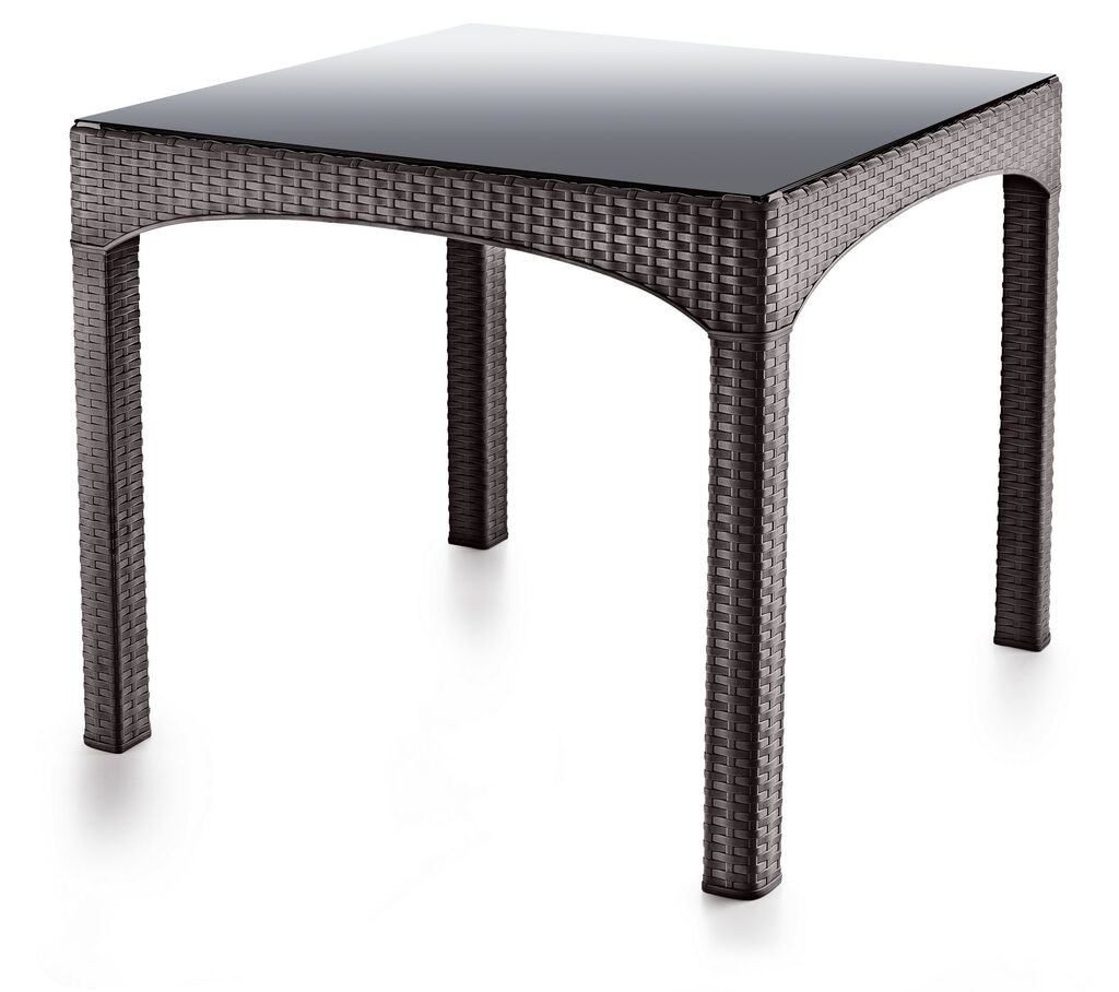 Градинарска маса Hanah Home, 90x76x90 см, кафеава