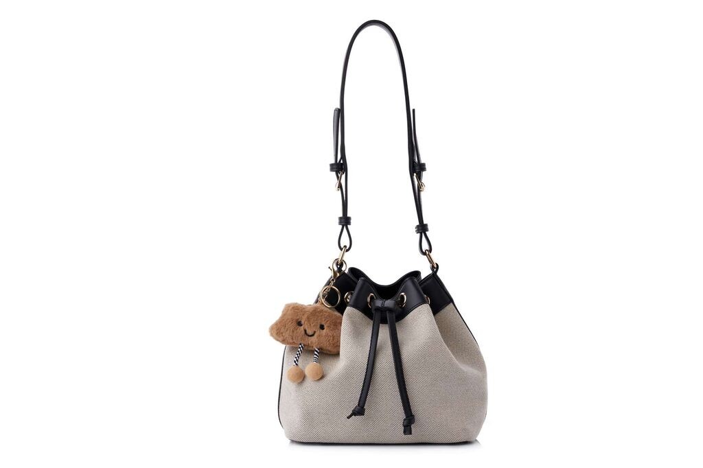 Женска чанта Lucky Bees, вера, кремаста