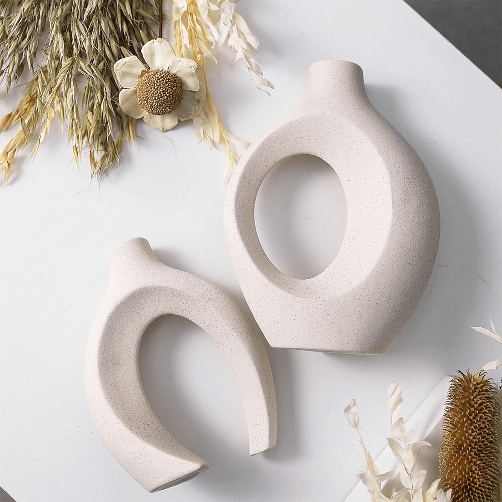 Сет 2 вазни хѕ2277-ѕ 14х6,5х18см