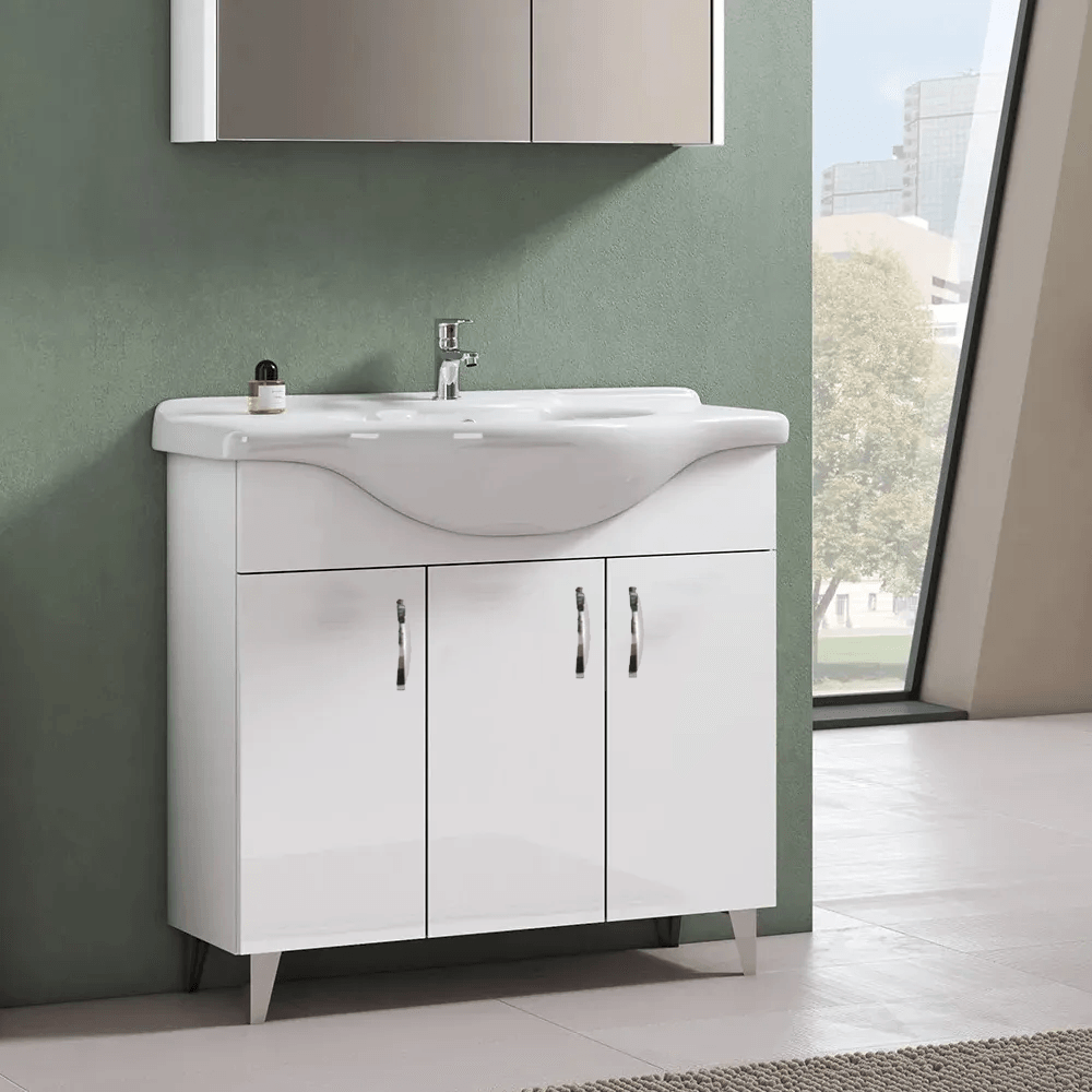 Пвц ормар класик80/лила дол.дел со умив