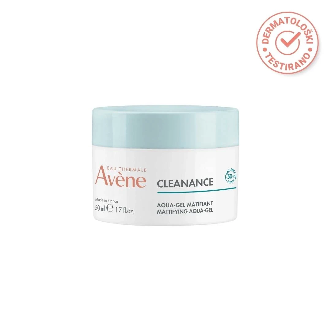 AVENE матирачки аква-гел за чистење, 50 мл
