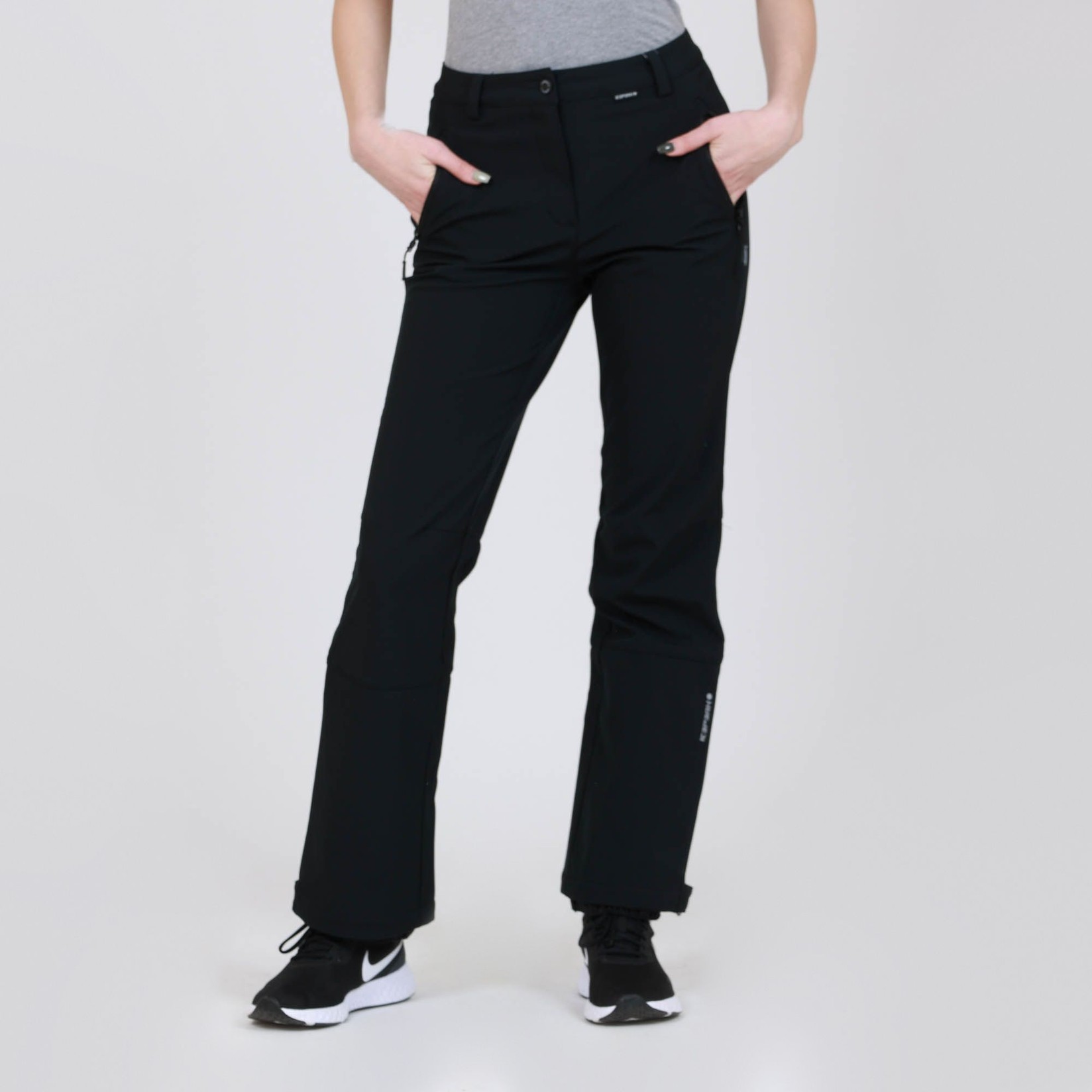 Женски скијачки панталони Icepeak Frechen W, црни