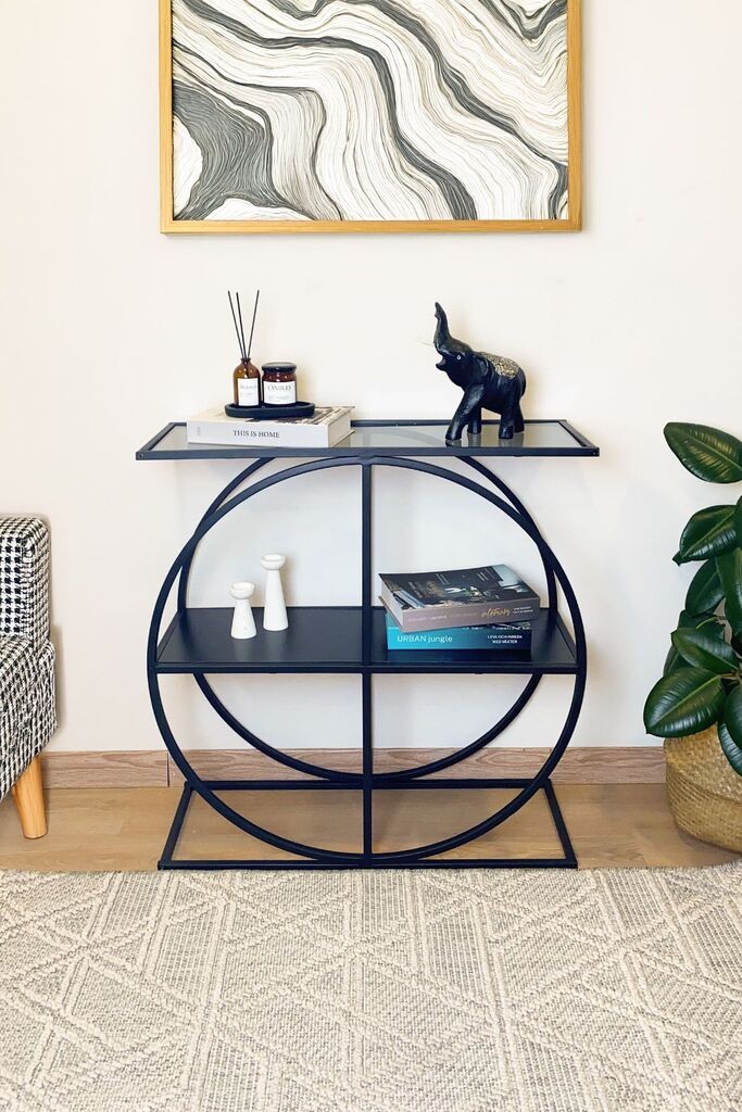 Комода Hanah Home Облачно, 80x83x30 см, црна