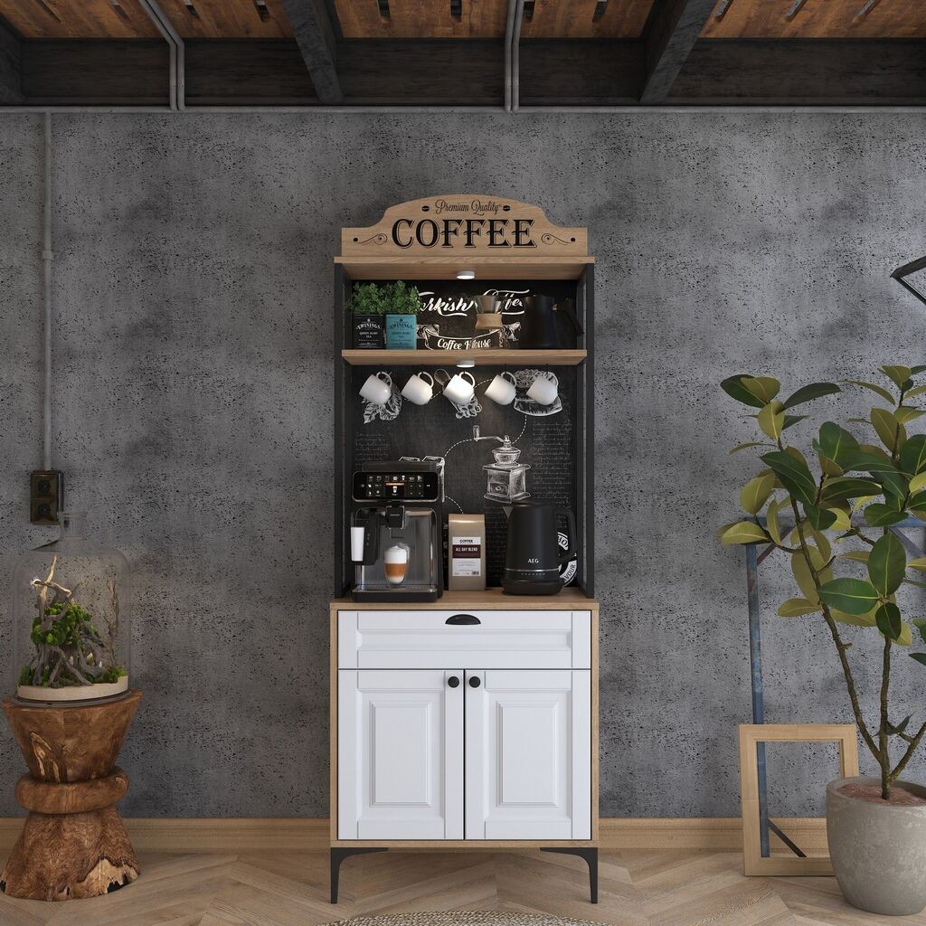 Комода Hanah Home за повеќекратна употреба JE157-3123, 70 x 186,4 x 40 см, орев