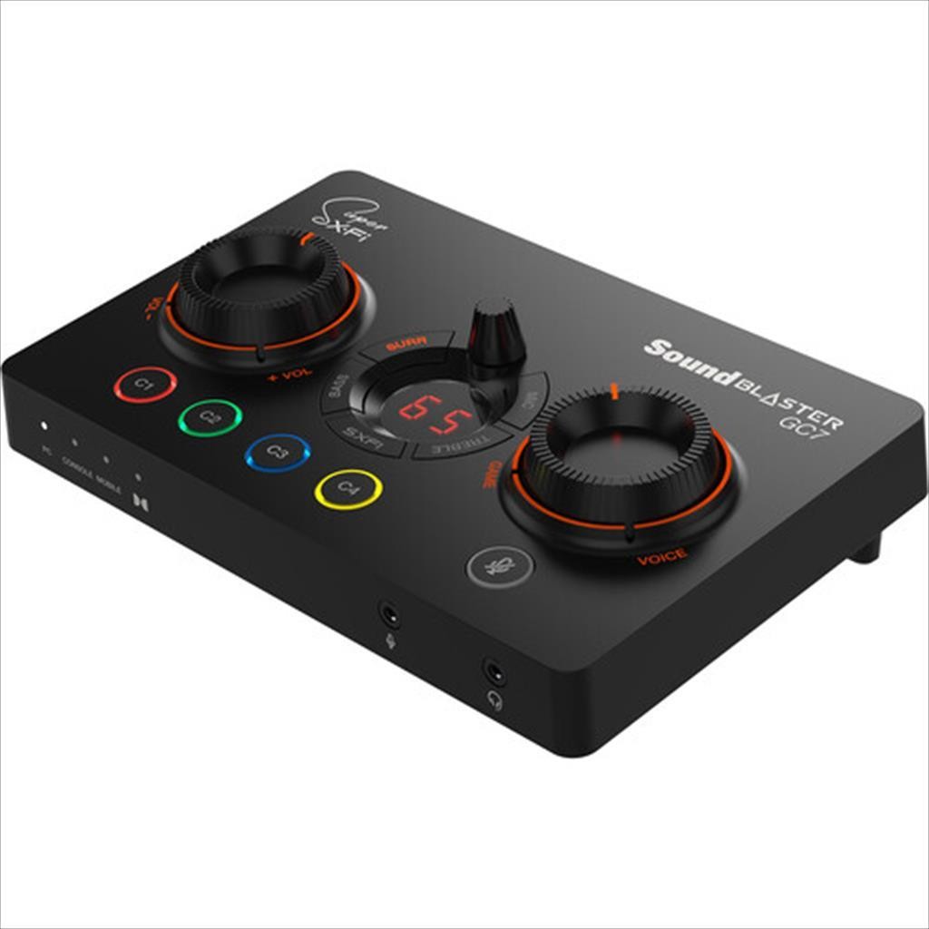 Creative Звучна карта USB-C SOUND BLASTER GC7 7.1, SXFI (Consoles and PC), optical, 70SB185000000