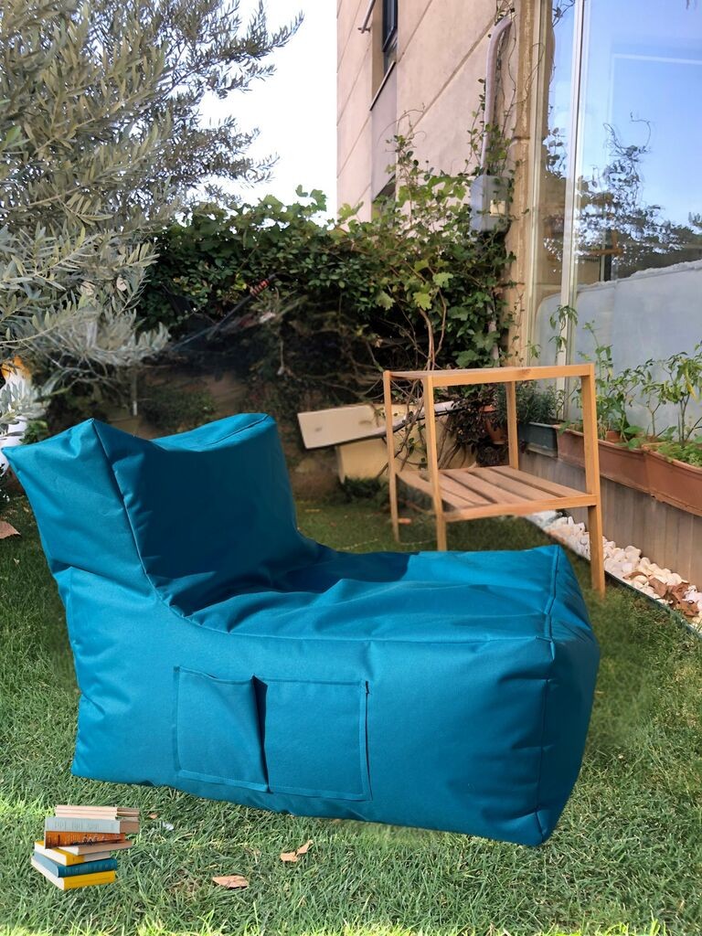 Atelier del Sofa Lazy bag Sedir, 75x70x95 см, тиркизна