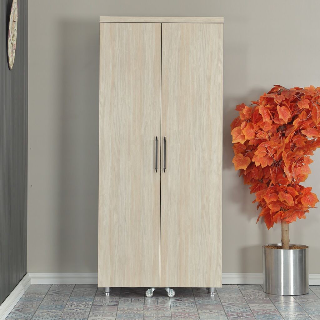 Hanah Home повеќенаменски шкаф Guzzo, 80 x 180 x 42 см, даб