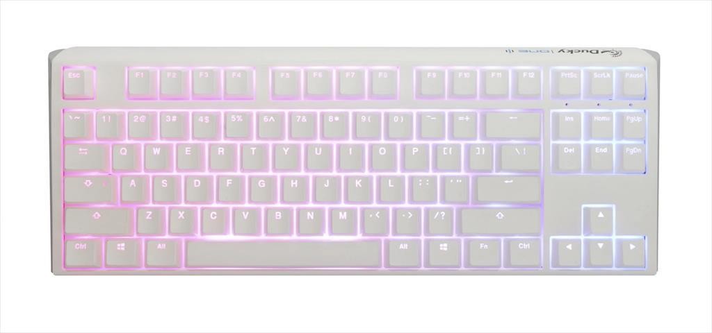 Ducky Механичка тастатура ONE 3 CLASSIC PURE WHITE RGB TKL PBT Double-shot keycaps HOT-SWAPPABLE Cherry MX Speed Silver, DKON2187ST-PUSPDPWWWSC1
