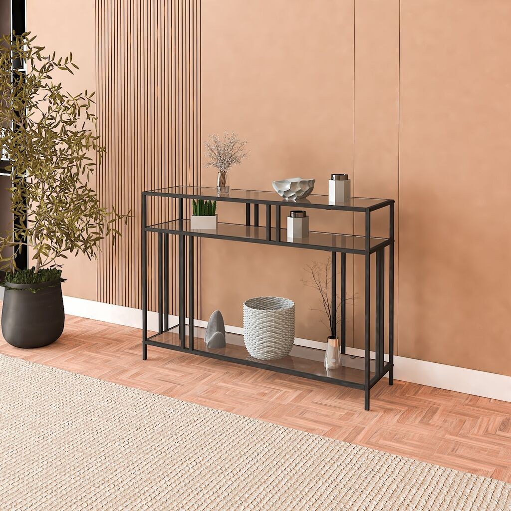 Комода Hanah Home Venice, 100x30x78 см, црна