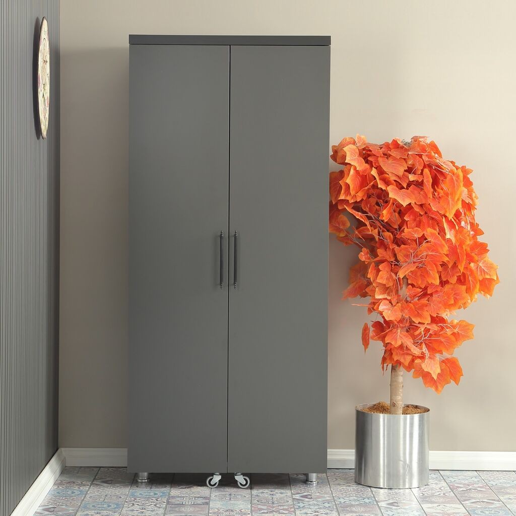 Hanah Home повеќенаменски шкаф Guzzo, 80 x 180 x 42 см, антрацит