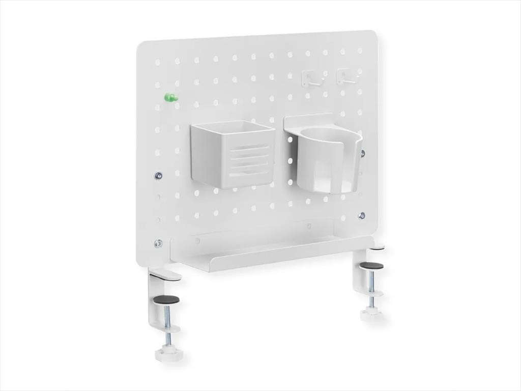 Secomp Додаток за гејминг биро, (3x Pin Magnet, 1x Cup Holder, 2x Hook, 2x Gaming Controller Hook, 1x Headphone Hook), Бела