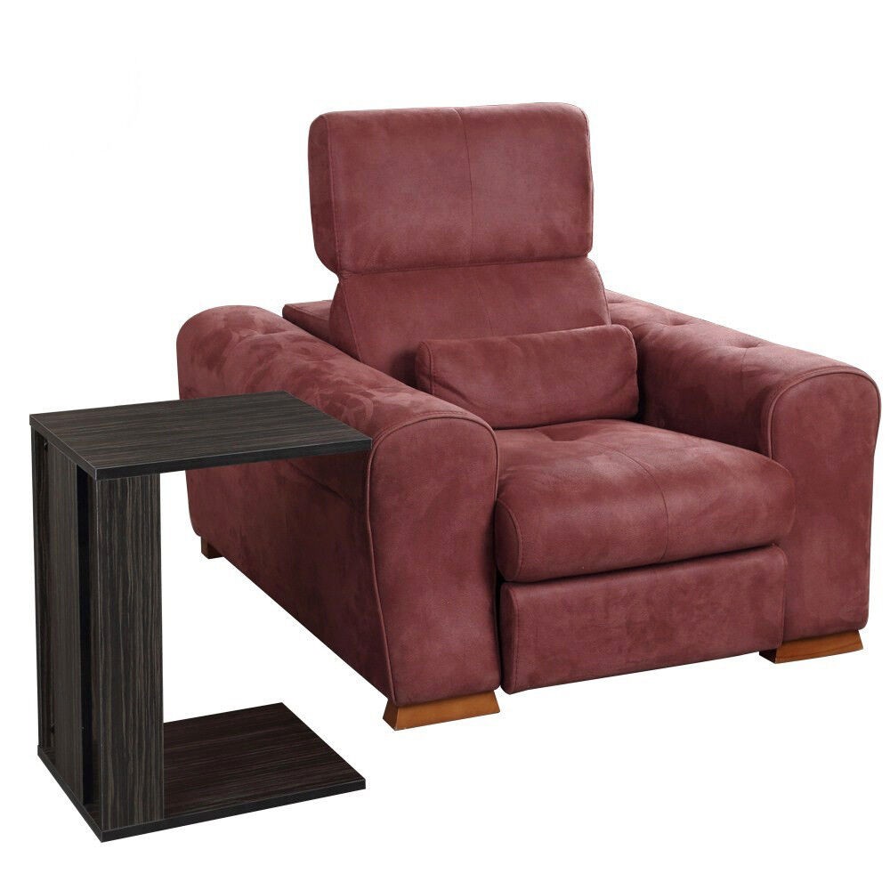 Единечна маса Hanah Home Club, 35x61x45 см, кафеава