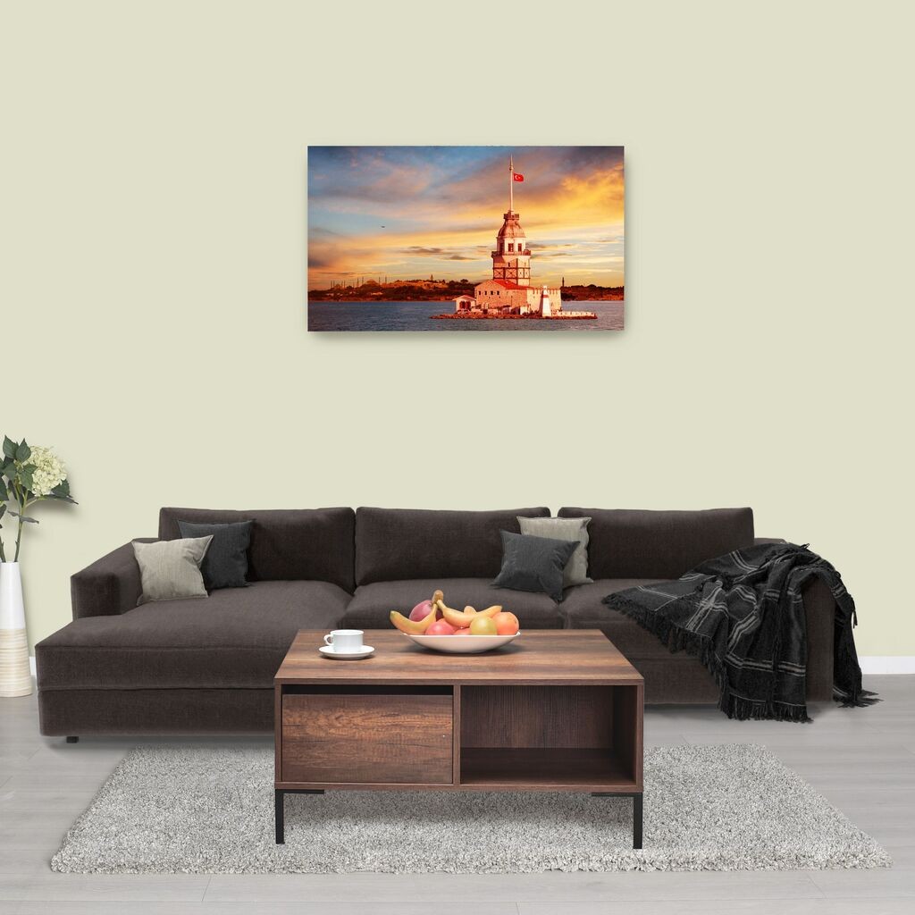 Маса Hanah Home Club Shp-660-Oo-1, 90x42x90 см, боја на даб