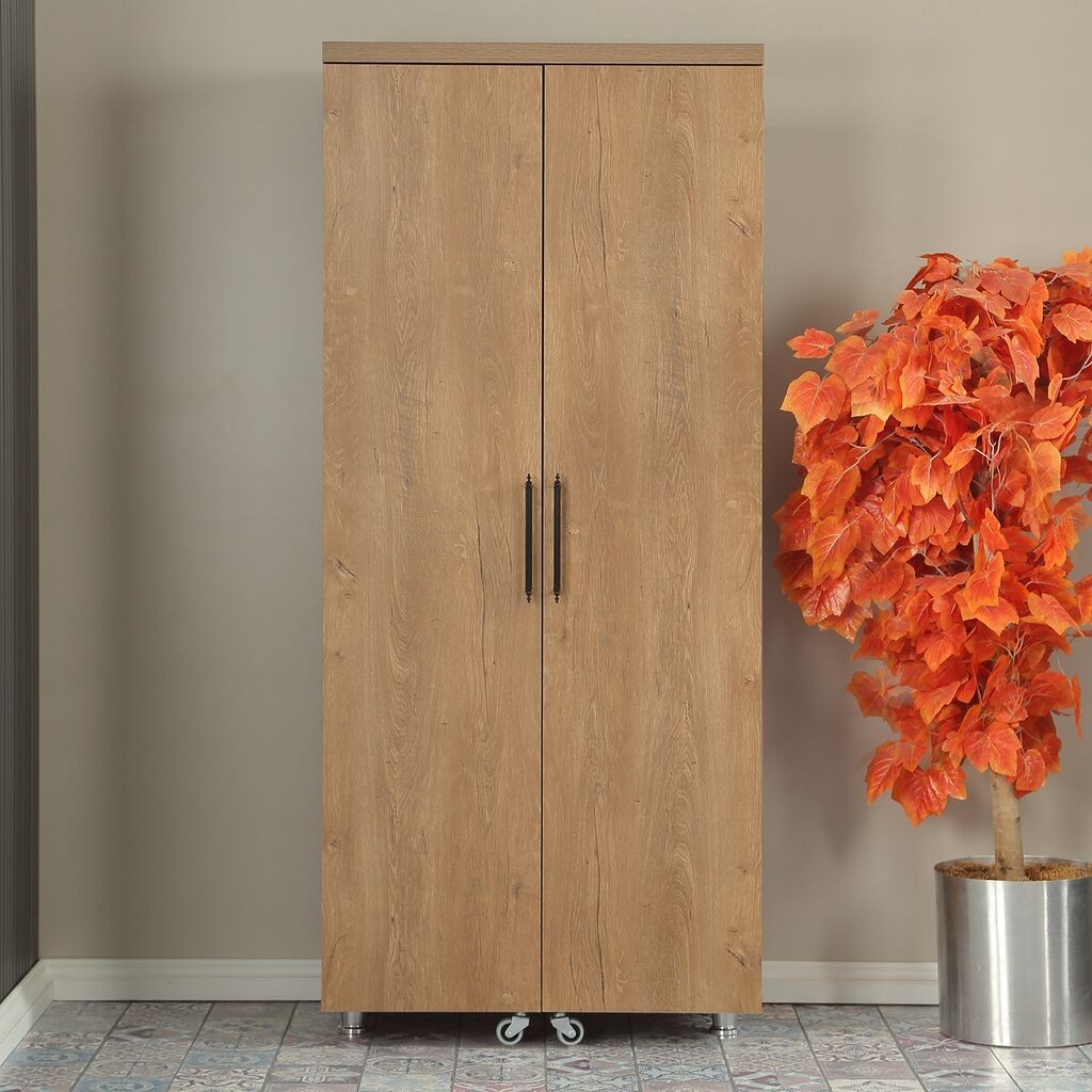 Hanah Home повеќенаменски шкаф Guzzo, 80 x 180 x 42 см, крем