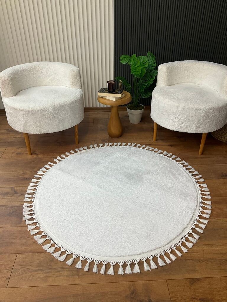 Тепих Conceptum Hypnose 1414, 60x60 cm, бел