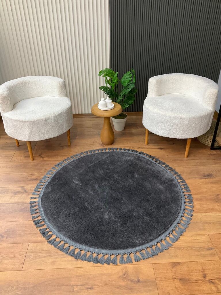 Тепих Conceptum Hypnose 1414, 80x80 cm, Антрацит