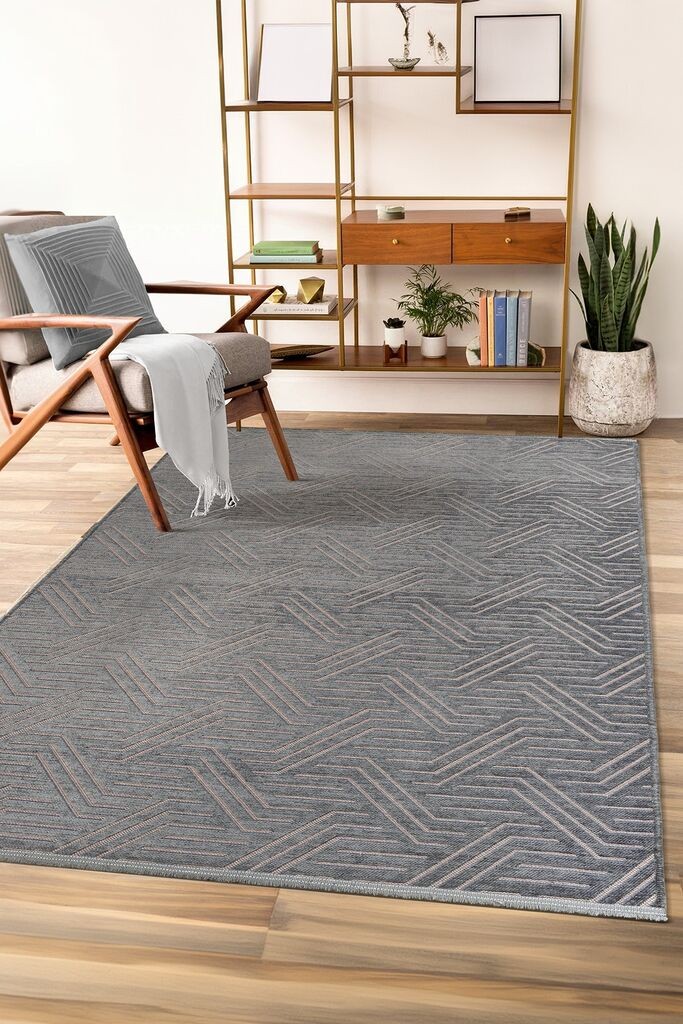Conceptum Hypnose Carpet Ada, 80x100 cm, темно сива боја