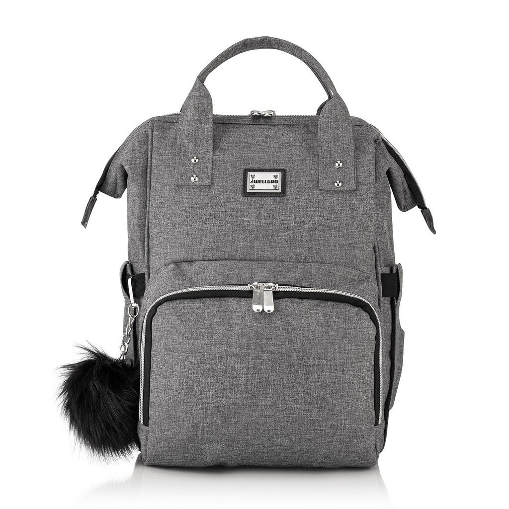 Торба за пелени Aberto Design Ана Бебек, Греј