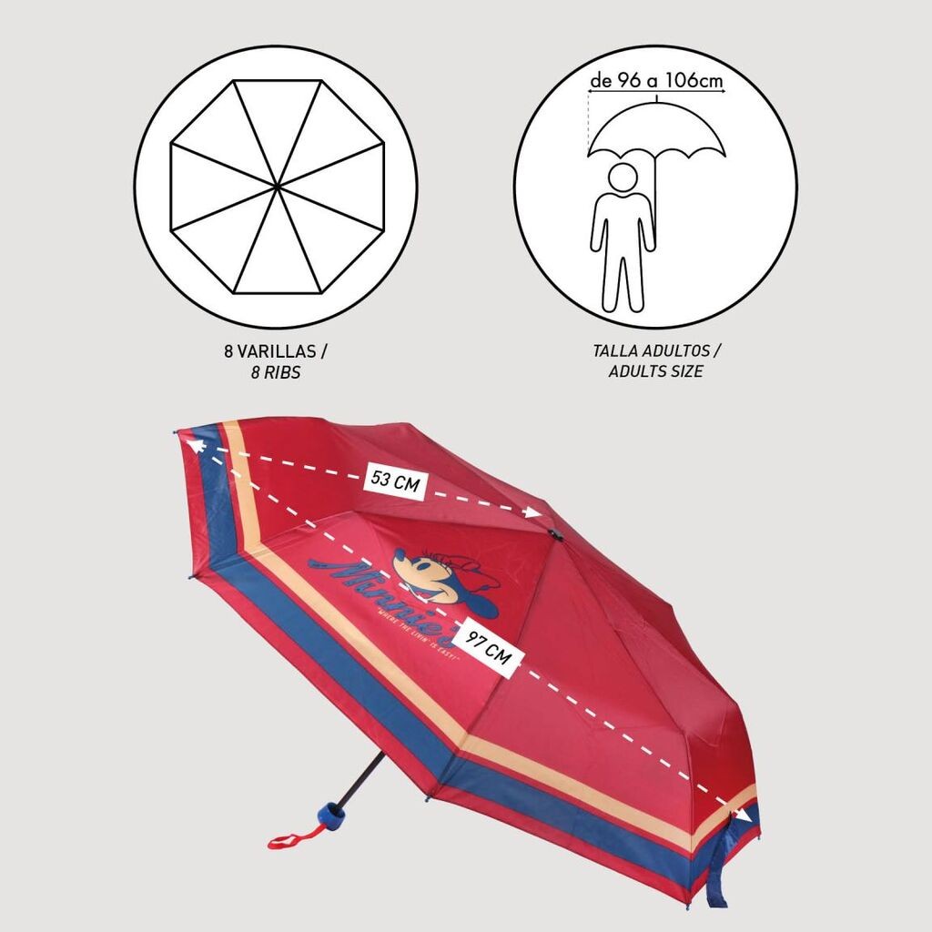 Cerda Детски Чадор Minnie 53см