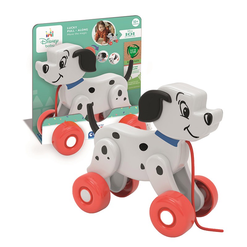 CLEMENTONI Disney Baby "101 Dalmatians Pull Along" Интерактивна Играчка (10М+)