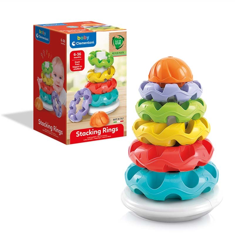 CLEMENTONI Baby "Stacking Rings"(6-36М)